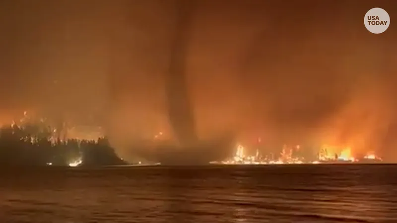 Scene apocaliptice în Canada - ce este tornada de foc?