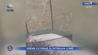 VIDEO - Vreme extremă &icirc;n &icirc;ntreaga lume. Furtunile au făcut prăpăd &icirc;n Franța și Germania