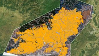 Incendii Grecia - zonele cuprinse de incendii în Evros - 29 august 2023