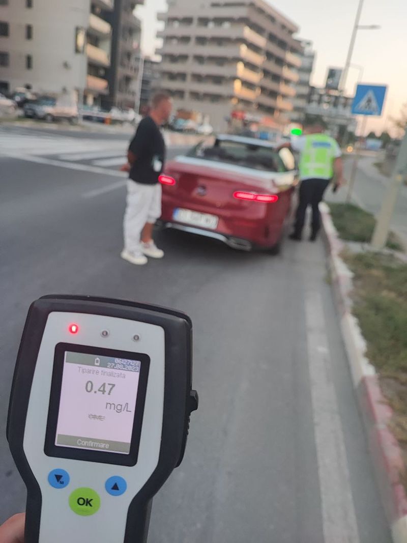 Au fost efectuate aproape 4000 de testări pentru alcool și substanțe psihoactive