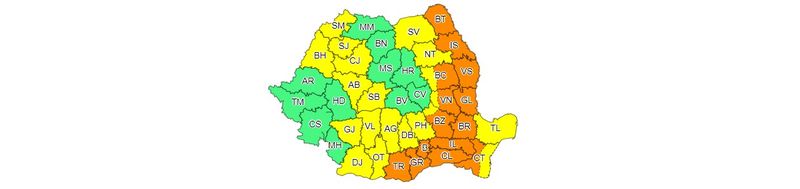 UPDATE: Alte două zile de foc pentru România! Meteorologii au emis cod portocaliu de caniculă valabil în aproape toată țara. Temperaturi de 40 de grade la final de august