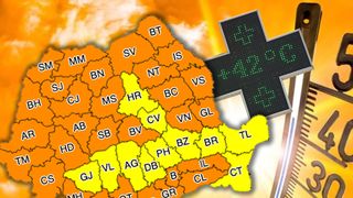 UPDATE: Alte două zile de foc pentru România! Meteorologii au emis cod portocaliu de caniculă valabil în aproape toată țara. Temperaturi de 40 de grade la final de august