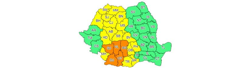Vremea extremelor în România! După caniculă, vin ploile. Jumătate de ţară afectată de furtuni, grindină și vijelii