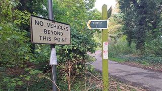 Locul unde a fost găsită mașina lui Claire