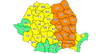 Avertizare meteo ANM de ploi și vijelii. Cod portocaliu &icirc;n mai multe județe din țară
