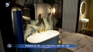 VIDEO - Finisaje de lux pentru o baie de vis. Cu c&acirc;teva combinații interesante de materiale din cermaică, baia va arată spectaculos