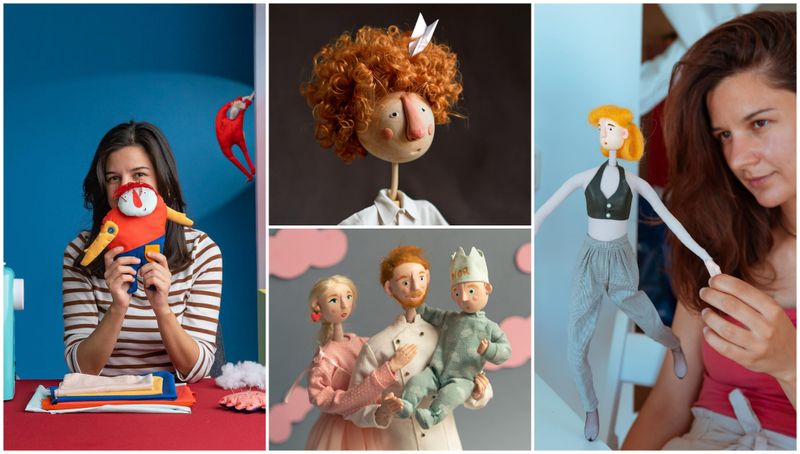 O tânără este creatoarea unei întregi colecții de păpuși care sunt realizate după chipul și asemănarea oamenilor. Maria Mandea a povestit că totul a pornit după ce a descoperit o fotografie cu un personaj realizat de mama ei.