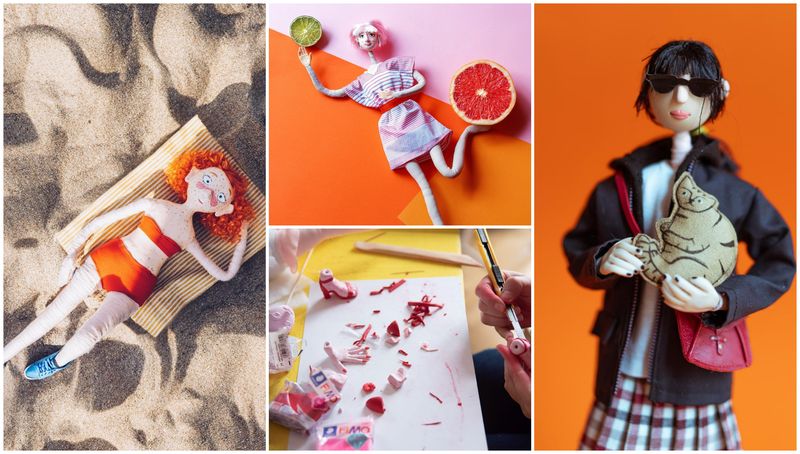 Maria Mandea a creat sute de personaje, dar și alte jucării, mereu cu posibilități de jocuri de rol