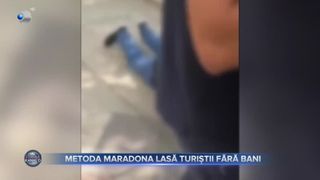 VIDEO - Metoda Maradona lasă turiștii fără bani. Doi bărbați s-au dat drept polițiști pentru a fura bani de la vizitatorii străini