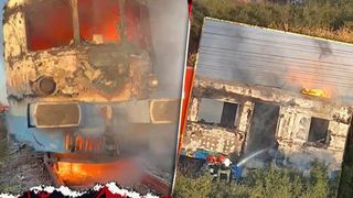 UPDATE/VIDEO- Un tren de călători a luat foc &icirc;n Bihor. Pasagerii au ieșit singuri din vagoane / Sorin Grindeanu: &bdquo;De peste 25 de ani in Romania nu s-a cumparat nicio garnitura&rdquo;