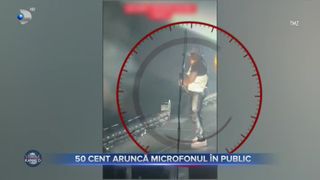 50 Cent, cercetat pentru fapte violente, după ce a aruncat cu microfonul &icirc;n public