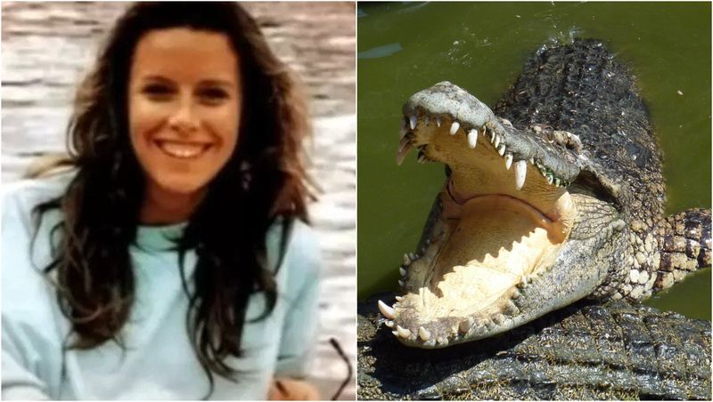 Povestea tragică a fotomodelului american care a fost mâncat de viu de un crocodil imens