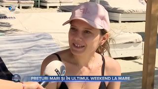 VIDEO- Prețuri mari și în ultimul weekend la mare. Vara continuă și în sptembrie, motiv pentru care prețurile nu se ieftinesc