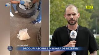 VIDEO- Droguri ascunse &icirc;n roata de rezervă. Stupefiantele valorau peste jumătate de milion de euro pe piața neagră.