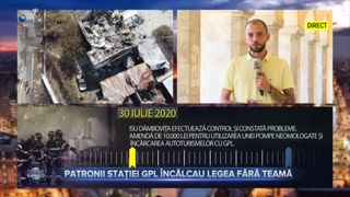 VIDEO - Patronii stației GPL încălcau legea fără teamă. Mai multe amenzi au fost aplicate pentru diverse nereguli