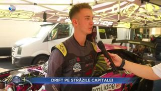 VIDEO - Drift pe străzile Capitalei. Pentru victorie se luptă piloți din șapte țări