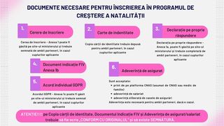 Acte necesare pentru a beneficia de program