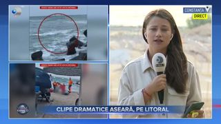 VIDEO - Clipe dramatice pe plaja din Jupiter: Un bărbat și-a pierdut viața, după ce s-a aventurat &icirc;n marea &icirc;nvolburată
