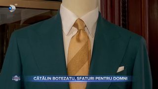 VIDEO - Cătălin Botezatu, sfaturi pentru o ținută perfectă. „La un costum business nu trebuie să asociem cravate colorate, acestea sunt pentru alt segment”