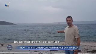 VIDEO- Mort în viiturile catastrofale din Grecia. Vremea rea face ravagii și în Spania și Bulgaria, în timp ce Anglia și Franța supraviețuiesc sub o cupolă de foc