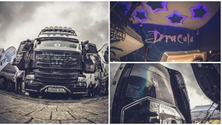 Investiția pentru camionul Dracula a fost pe măsură av&acirc;nd &icirc;n vedere că toate decorațiunile au fost realizate manual timp de 8 luni.