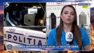 VIDEO - Lupta antidrog -  Elevi ar putea fi supuși la teste de urină