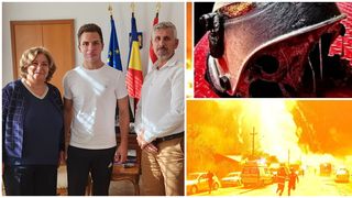 Un pompier rănit în urma exploziilor de la Crevedia, regretă că nu și-a putut salva colegul: ”Voiam de fapt la Bruxelles, pentru colegul meu, să mă vadă, contează mult”