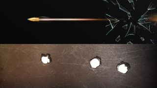 VIDEO- Proiectil mic, de tip glonț, identificat de polițiști într-o locuință din Chilia Veche. Ciucă: "Pe teritoriul României, oamenii sunt în siguranţă"