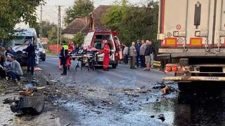 Accident grav &icirc;n Mureș: o persoană a decedat și alte 9 persoane au fost rănite