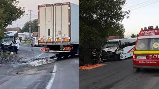 Accident grav în Mureș: o persoană a decedat și alte 9 persoane au fost rănite