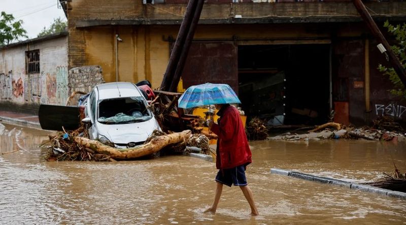 Furtuna, numită Daniel, a săptămâna trecută regiunea de coastă centrală Magnesia, înainte de a lovi mai apoi alte orașe precum Karditsa și Trikala, aflate mai departe.