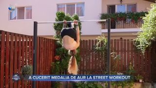 VIDEO - Alisia Perșa a cucerit medalia de aur la Street Workout. &bdquo;Este o pasiune pentru ea și am &icirc;nțeles asta de la &icirc;nceput, ca atare fac tot ce pot ca să o ajut&rdquo;