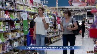 VIDEO - Chiar dacă inflația crește, rom&acirc;nii cotniuă să cumpere