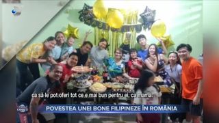 Povestea unei bone filipineze &icirc;n Rom&acirc;nia. Rosalyn Bautista a plecat de l&acirc;ngă familie &icirc;n anul 2009 și a ales țara noastră pentru că este un loc sigur