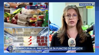 VIDEO - Inflația scade, alimentele se scumpesc. Rata anuală a inflației a ajuns la 9,4%, iar hrana a crescut până la 11,88%