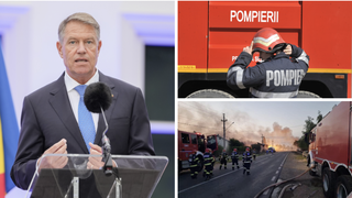 Pompierii răniți în urma exploziilor de la Crevedia, decorați de președintele Klaus Iohannis. ,,Apreciere pentru curajul, devotamentul şi spiritul de sacrificiu de care au dat dovadă''