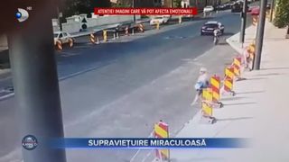 VIDEO- Supraviețuire miraculoasă. O femeie putea sf&acirc;rși tragic