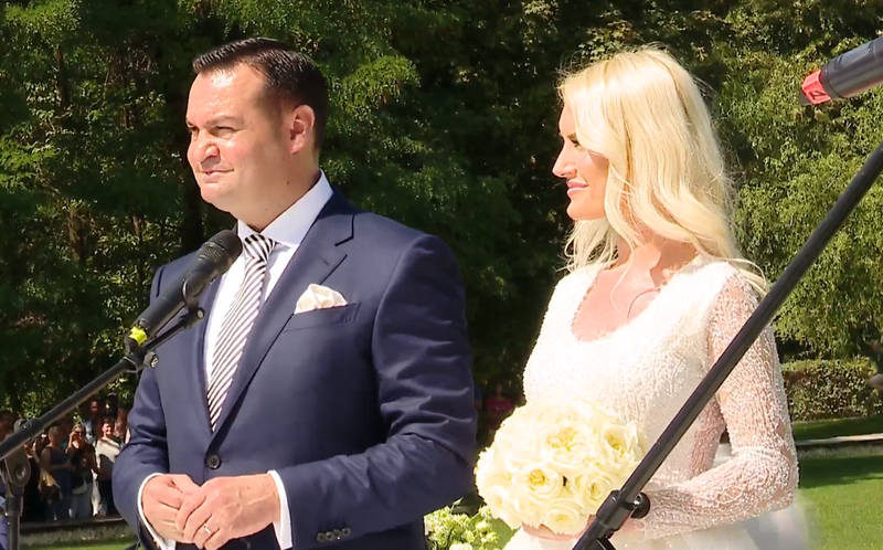 Cătălin Cherecheș și Tabita au spus "DA", în fața stării civile. 