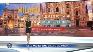 VIDEO - Toamna vine cu reduceri la biletele de avion. Cele mai ieftine zboruri sunt către Milano, Roma și Veneția
