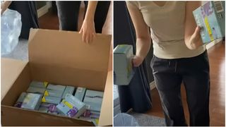 VIDEO - O femeie a primit un pachet de 1.020 de prezervative pe care spune ca nu le-a comandat niciodată: &bdquo;Am presupus că totul este o &icirc;nșelătorie&rdquo;