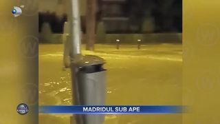 VIDEO- Madrid sub ape/ Spania &icirc;ndură cele mai puternice inundații