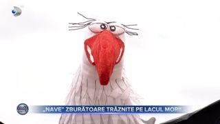VIDEO- "Nave zburătoare" trăznite pe Lacul Morii. S-a dat startul la distracție
