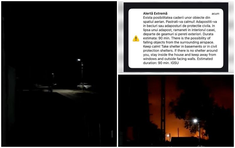 VIDEO. Scene de coșmar în acestă dimineață lângă Periprava. Bombardamentele ruse au lovit aproape de granița României. A fost emis mesaj RO-Alert