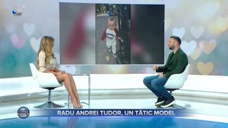 VIDEO - Radu Andrei Tudor și fanul său numărul 1. &bdquo;Vreau să fiu un tată cool, un prieten, vreau să-mi spună toate grijile, toate problemele&rdquo;