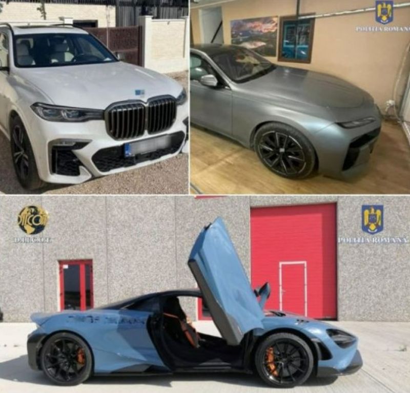 Procurorii DIICOT au confiscat trei maşini de lux, după percheziţiile efectuate acasă la milionarul Călin Donca.