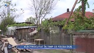 VIDEO- Electrocutat &icirc;n timp ce făcea duș. "Era defect boilerul, curgea apa pe fire"