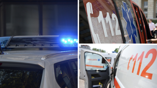 VIDEO- Incident &icirc;n Buzău, după ce echipajul unei ambulanțe a fost prins &icirc;n mijlocul unui conflict armat. Pentru a se salva, angajații au sărit pe fereastră: ,,Am sărit și am fugit&rdquo;