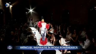 Br&acirc;ncuși, inspirație &icirc;n moda rom&acirc;nească. Alin Gălățescu a scos &icirc;n evidență operele lui Br&acirc;ncuși cu ajutorul modei