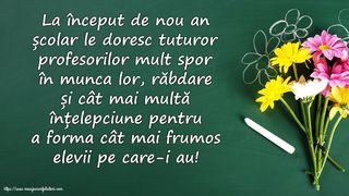 Mesaje pentru &icirc;nvățători, profesori și elevi de Ziua Educației 2023