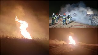 Explozie de proporții &icirc;n Călimănești. 4 muncitori s-au stins din viață pe loc, după ce magistrala de gaz a sărit &icirc;n aer. Alte cinci persoane au fost rănite